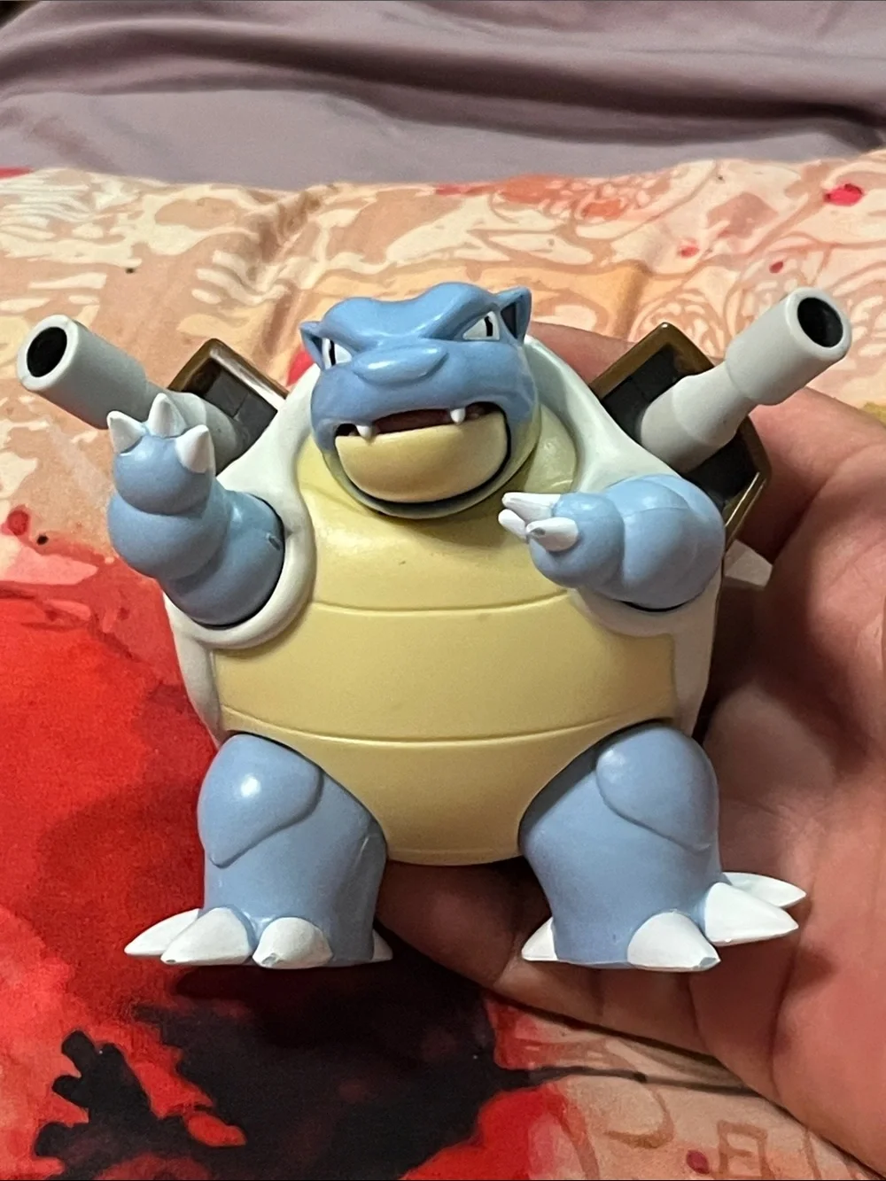 Pokemon Blastoise Figure - Light Blue, Cream, White, Brown